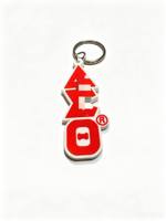 Meilleures ventes : Porte-clés en PVC souple avec lettres grecques, breloques de sac pour sororités et fraternités