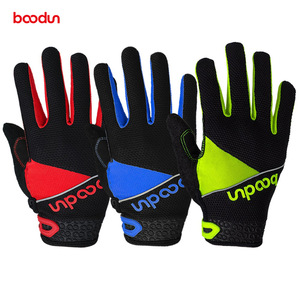 Gants de cyclisme Bodun à doigts entiers, respirants, antidérapants, avec sangle de poignet réglable, pour VTT, conduite en plein air, unisexe, adulte - Product Image 2