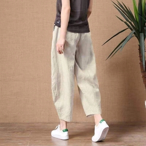 <span class=keywords><strong>Pantalon</strong></span> <span class=keywords><strong>d</strong></span>'été pour <span class=keywords><strong>femme</strong></span> 2026 - <span class=keywords><strong>Pantalon</strong></span> ample à jambes larges avec taille élastique, <span class=keywords><strong>pantalon</strong></span> <span class=keywords><strong>d</strong></span>écontracté rétro pour le quotidien - Product Image 6