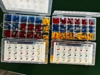 Kit de 175 bornes à sertir isolées, 18 types, HY-175, connecteurs de fils électriques RV SV BV FDD MDD, assortiment de bornes pré-isolées