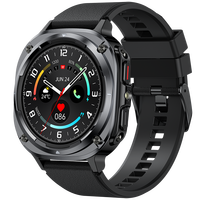 Großhandel OEM Robuste IP68 Wasserdichte Aluminiumlegierung 1,39 Zoll Bildschirm BT-Anruf Sport-Smartwatch Magnetischer Herzfrequenz-Tracker