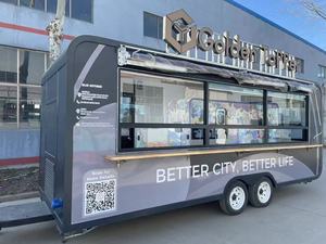 Chất lượng cao Vuông Tròn thực phẩm Trailer với phong cách mới và logo - Product Image 5