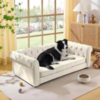 Canapé-lit en tissu écologique au design simple et luxueux, housse amovible, durable, surdimensionné, couleur personnalisée, taille personnalisée