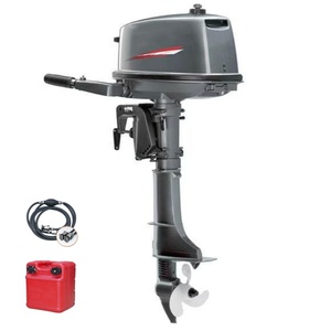 Manual Start High Quality Engine 1Cylinder 4hp 2 Stroke <b>Boat</b> Engine <b>Motor</b> - Product Image 2