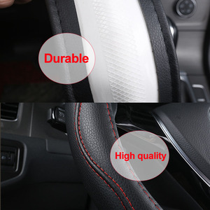 <span class=keywords><strong>Funda</strong></span> de cuero PU para <span class=keywords><strong>volante</strong></span> en <span class=keywords><strong>forma</strong></span> de <span class=keywords><strong>D</strong></span> - Product Image 4