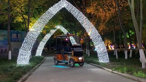 Carrito de Golf Eléctrico WELIFTRICH de 60V, Estructura de Acero, 4 Asientos, Alcance de 90 km, Elevado, para Exteriores, 30-50 km/h, con Certificación ISO/CE - Product Image 4