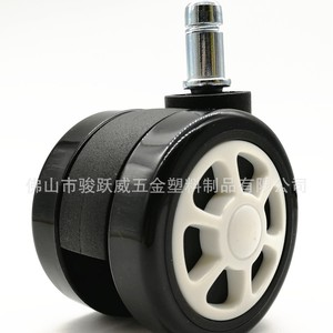 Roulettes pour meubles 60 mm pivotantes silencieuses, capacité de charge 40 kg, roulettes pour chaise de bureau - Product Image 4