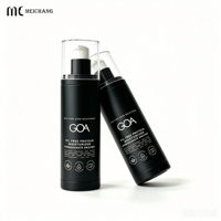 Flacon Airless Rechargeable PCR 50ml 80ml 100ml avec Cartouche à Visser par le Bas pour Emballage de Sérum Actif