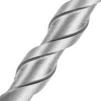 Foret hélicoïdal à tige hexagonale de 12 mm, multi-usages, résistant aux chocs, en acier rapide, qualité professionnelle, oxyde noir, pour perçage
