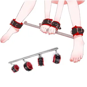 中国束缚产品吊具酒吧性玩具手铐脚腕袖口BDSM束缚套装情侣可拆卸