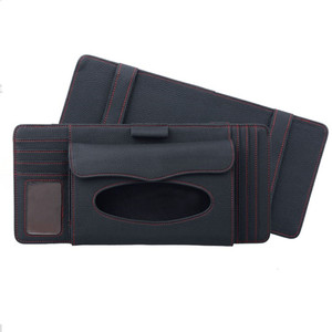Organisateur de <span class=keywords><strong>voiture</strong></span> en cuir PU <span class=keywords><strong>support</strong></span> de CD stockage de carte <span class=keywords><strong>DVD</strong></span> <span class=keywords><strong>support</strong></span> de pince <span class=keywords><strong>support</strong></span> de tissu en cuir PU <span class=keywords><strong>pour</strong></span> pare-soleil - Product Image 3