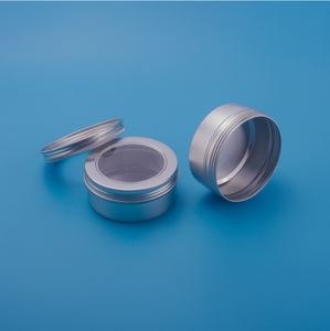 30ml 80ml 100g 80g 150 ml 150 60ml 100ml 150 ml 60 grammi 60g 100g 150g barattoli di latta in alluminio argento con finestra in PVC trasparente - Product Image 5
