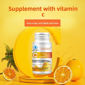 Tabletas Masticables de Vitamina <span class=keywords><strong>C</strong></span> - Mejora la Memoria y el Sueño, 0.6g por Tableta, Botella de 60 Unidades para Adultos, Mujeres Embarazadas y Madres Lactantes - Product Image 4