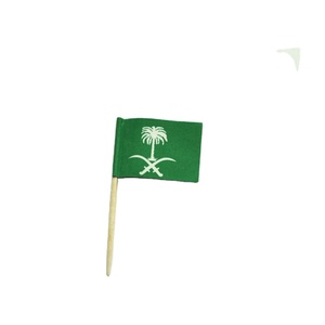 Tùy Chỉnh Mini Trắng-Xanh Saudi Arabia Tăm Cờ - Product Image 3