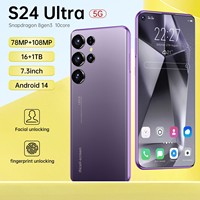 Vente en gros de smartphones 3G/4G transfrontaliers, 1+16G, grand écran de 6,8 pouces, Android, prix bas, commerce extérieur