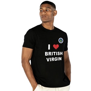 Lightweight and Breathable the British Virgin Islands Fan <b>T</b>-shirt for Summer Outdoor Gatherings and Matches Promotion - Product Image 4