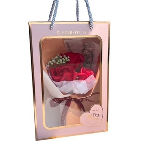 Túi tote hoa trong suốt in logo tùy chỉnh, chất liệu giấy mỹ thuật, thiết kế cửa sổ, thích hợp in lụa, quà tặng ngày lễ tình nhân, sinh nhật - Product Image 5