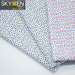 Skygen 高品質地織ソフトの印刷ハイチ guatemalan ハワイ 97 綿 3 スパンデックス生地の伸縮布 - Product Image 2