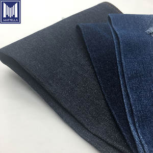 Tissu en denim recyclé extensible de haute qualité, 98% coton, 2% élasthanne, teint en fil, style sergé, pour jeans et leggings pour hommes, technique de tissage - Product Image 5