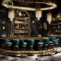 Ensemble de meubles de bar commerciaux Finition durable pour meubles de boîte de nuit à usage intensif