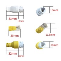 LLHY Connecteur Répartiteur/Combinateur RJ45 POE Étanche, Alimentation Passive Directe sur Ethernet pour Caméra IP CCTV