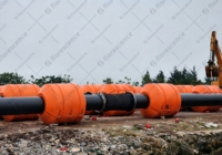 Bouée de navigation solaire en plastique PE résistant aux UV pour les voies navigables marines