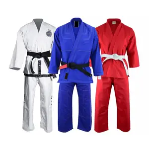 Wholesale Factory Custom Logo Martial Arts Judo BJJ Gi Kimono Jiu Jitsu Karate Suit WTF Taekwondo ITF Uniform Martial Arts Wear