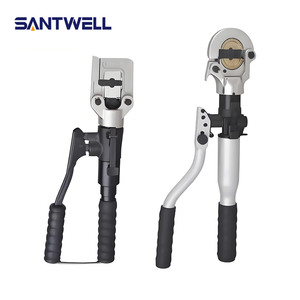 Integrated Manual Hydraulic Cable Lug <b>Crimping</b> <b>Tool</b>, 180° Rotatable Open Head Hexagonal <b>Wire</b> Terminal <b>Crimping</b> Plier - Product Image 3