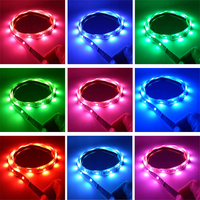 Bande lumineuse Flexible à LED 5050, alimentée par USB, rvb, idéale comme rétro-éclairage de la télé, 5V