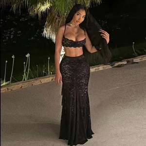 Pantalon de nuit d'été en dentelle noire <span class=keywords><strong>Maxi</strong></span> pour femmes - Product Image 1