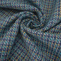 Tissu en coton acrylique, tweed de coton brossé, style technique doux pour robe et manteau d'hiver