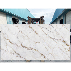 Bán buôn 3D in Trung Quốc thạch anh tấm thiết kế hiện đại với đá cẩm thạch cái nhìn cho nhà bếp bàn Vanity Tops ứng dụng trong nhà - Product Image 1