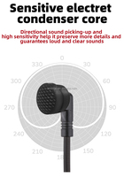 Microphone sans fil UHF à pince, rechargeable, avec émetteur-récepteur et suspension antichoc, idéal pour les performances de jazz en direct sur scène