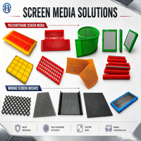 Maille carrée en PU résistante aux chocs pour tamis de déshydratation, machine de criblage d'agrégats, maille de fil métallique personnalisée pour le criblage de sable dans les carrières minières