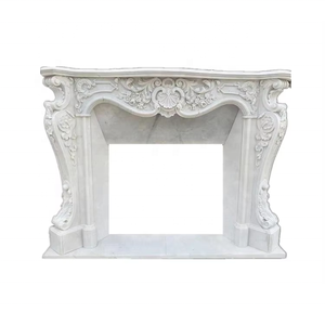 Pierre à sculpter naturelle intérieur utilisé pas cher Mable <span class=keywords><strong>Cheminée</strong></span> Surround pas cher <span class=keywords><strong>Cheminée</strong></span> en <span class=keywords><strong>marbre</strong></span> <span class=keywords><strong>blanc</strong></span> - Product Image 1