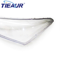 TIEAUR Coque de phare avant, lentille de phare, verre transparent de phare, couvercle de lentille de phare, version américaine pour SANTAFE 17-19