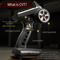 Coche Teledirigido Todoterreno de Alta Velocidad, Escala 1:16, Tracción en las Cuatro Ruedas, Bigfoot, Escalada, Seguridad, Plástico ABS, Colorido, Regalo de Navidad