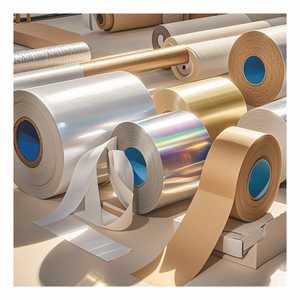 Despegue lo ordinario. Elija entre pegatinas transparentes, kraft, doradas/plateadas brillantes, prismáticas. Diseñado para una unión fuerte. - Product Image 5