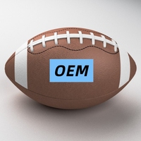 Ballon de football américain économique en PVC, personnalisable, vente en gros d'usine, idéal pour l'entraînement des clubs et l'approvisionnement des équipes en gros pour la promotion