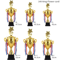 Trophées sportifs en métal personnalisés or/argent/cuivre, designs ouverts avec texte personnalisé sur la base