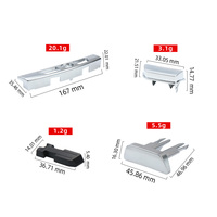 Kit de réparation du commutateur de l'accoudoir central arrière pour BMW F01 F02 F04 Série 7 et Rolls-Royce Ghost, clip de verrouillage 52207229374