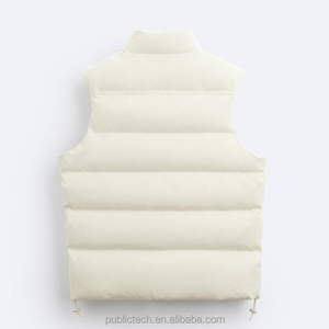 Gilet en duvet personnalisé de haute qualité Gilet élastique sans manches en duvet Gilet rembourré avec poche Gilet en duvet matelassé pour hommes - Product Image 2