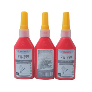 กาวล็อคเกลียว FORWA Threadlocker FW-299 อีพ็อกซี่ 50 กรัม กาวเคมีประสิทธิภาพสูงสำหรับล็อคเกลียว สี<span class=keywords><strong>แดง</strong></span> แข็งแรง ทนทานต่อแรงสั่นสะเทือน - Product Image 2