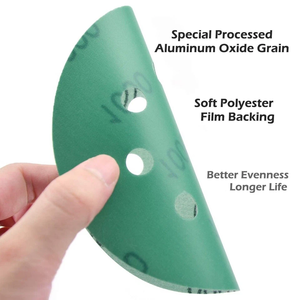 हम में स्थानीय स्टॉक-Satc 50pcs 5 "8-छेद ग्रीन फिल्म हुक और लूप सैंडिंग डिस्क 400 ग्रिट - Product Image 3