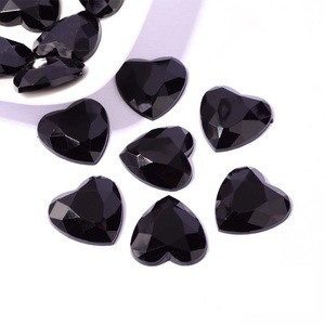 Perles acryliques ABS à dos plat en forme <span class=keywords><strong>de</strong></span> coeur d'amour Tailles <span class=keywords><strong>de</strong></span> 14MM à 25MM Verre en vrac pour les mariages Aucune <span class=keywords><strong>colle</strong></span> requise Besoin <span class=keywords><strong>de</strong></span> strass - Product Image 3
