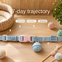 Localisateur d'animaux de compagnie de type AirTag, étanche, GPS, suivi mondial anti-perte, collier de suivi miniature pour chats et chiens, prévient la perte