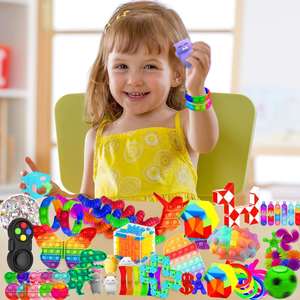 Pop Fidget porte-clés Mini bulle sensorielle presser soulagement du Stress jouet nouveauté & Gag jouet pour enfants adultes fête faveurs cadeau Pop Tubes - Product Image 5