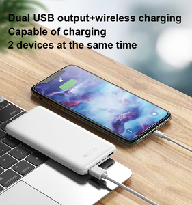 Venta al por mayor de EE. UU. Adaptador de viaje Universal de Banco de acoplable blanco 10 000 mAh inalámbrica externa con tazas - Product Image 6