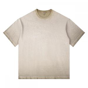 Wholesale Printing Blank Acid Wash Blank Graphic <b>T</b> Shirts Vintage Style Heavyweight Cotton Oversize Men Vintage <b>T</b> Shirt - Product Image 2