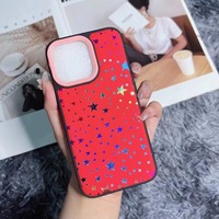 Étui de téléphone portable en cuir TPU scintillant pour iPhone 11 12 13 14 15 16 17 18 Pro Max